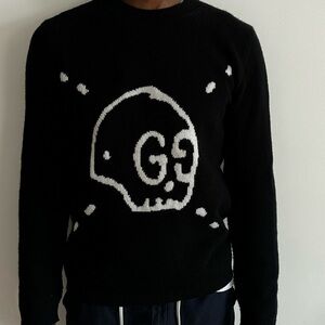SOLD Gucci Ghost wool Skull sweater *updated photo*